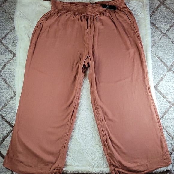 Abercrombie & Fitch Pants - Abercrombie & Fitch Wide Leg Pants Rustic Orange Size XLP